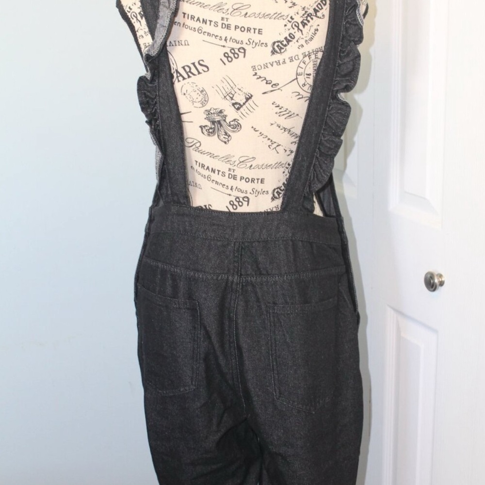 Mushroom Embroidered Overalls 8 - Picture 4 of 8